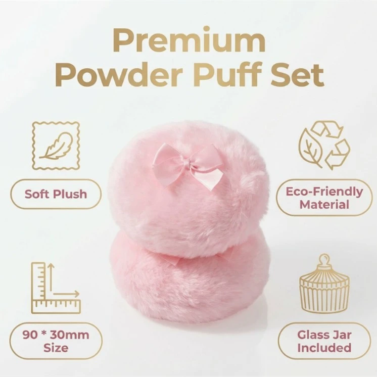 Large Body Powder Puff With Container suppliers Large Body Powder Puff With Container suppliers